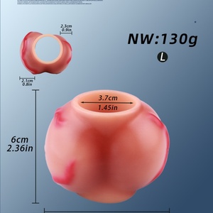CITYFUN Anillo para Pene de Silicona con Nudo de Perro, Grueso, Retrasa la Eyaculación, Potenciador Sexual, Funda para Pene, Anillo para Pene con Nudo de Perro Realista para Hombres - Product Image 3