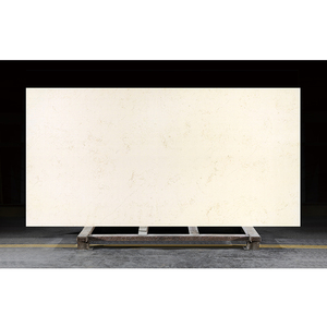 Servicio de Procesamiento OEM/ODM DCT CN7039, Losa de Cuarzo Beige para Hostelería, Piedra Artificial con Finas Vetas Doradas - Product Image 1