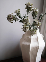 Bunga buatan Alyssum 78 cm, bunga sutra untuk dekorasi rumah skala besar untuk dekorasi pernikahan ruang tamu