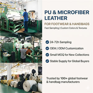 Materiale in Pelle PU Effetto Cerato Bicolore per Produzione di Scarpe e Borse in Stile Vintage - Product Image 5