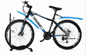 2 en 1, supports de stationnement pour vélos de montagne, supports de <span class=keywords><strong>sol</strong></span>, support de réparation pour vélo, cyclisme, présentoir - Product Image 5
