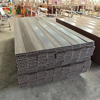Planches de terrasse en composite WPC, anti-moisissure, revêtement de sol extérieur pour applications résidentielles, jardins et piscines