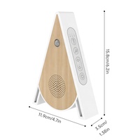 Boîte de bruit blanc et sons de la nature avec capteur de mouvement, portable, chants d'oiseaux avec minuterie, chansons apaisantes, thérapie sonore pour salle de bain