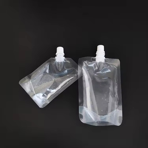 Bolsa de Plástico Transparente Reutilizable de 750 ml con Grifo para Almacenamiento de Líquidos, Bolsa para Bebidas con Boquilla Transparente - Product Image 2
