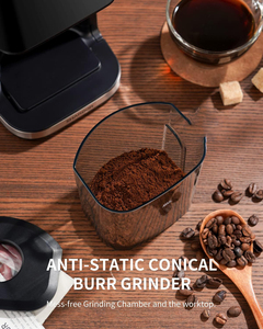 Nuevo Molinillo de Café Eléctrico Cónico de Acero Inoxidable con 51 Ajustes de Molienda, Certificación CE y CB, para Espresso, Goteo y Prensa Francesa - Product Image 4