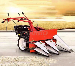 Trattore ambulante chili mietitore/verde pepe stelo cutter mietitore mietitore mietitore macchina usata motore diesel azionata - Product Image 3