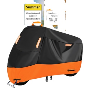 <span class=keywords><strong>Housse</strong></span> de moto Oxford imperméable et robuste <span class=keywords><strong>Housse</strong></span> de soleil et de pluie durable aux UV avec protection contre la poussière emballée dans un sac - Product Image 2