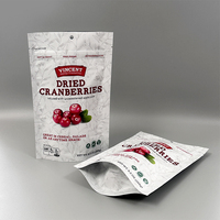 Op maat gemaakte hersluitbare staande pouch zakken voor voedsel, koekjes, noten, doypack ziplock folie ritssluitingszakken, plastic verpakkingen doypack voor gedroogd fruit
