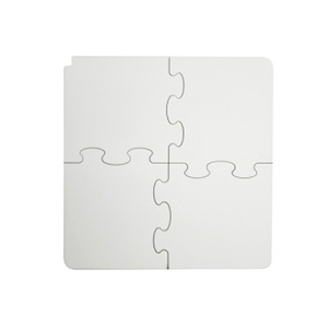Vendita calda sublimazione MDF puzzle in <span class=keywords><strong>legno</strong></span> forma quadrata tazza sottobicchiere puzzle - Product Image 1