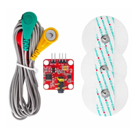 Module de capteur EMG - Kit d'acquisition de signal analogique musculaire pour le développement électronique (données EMG brutes)
