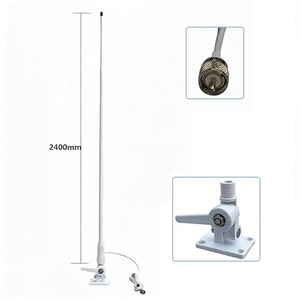 Antenne marine en fibre de verre MRF240V VHF 2,4 m longue portée 9,5 dBi à gain élevé - Product Image 2