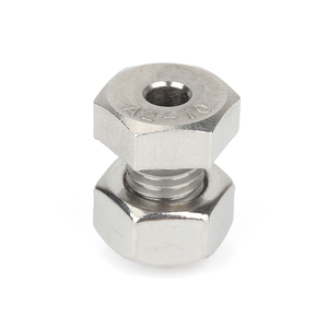 Stainless Steel Full <strong>Thread</strong> Hollow Hex <strong>Bolt</strong> With Nut - Product Image 2