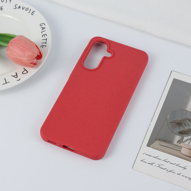 Sports Design for Samsung A56 A566 Phone Case Protective Back Cover Biodegradable TPU Personalized Wheat Straw Cover