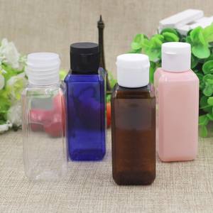 Free Sample Cosmetic Packaging 30ml 50ml 100ml <b>with</b> White <b>Flip</b> Cap Pet Transparent Plastic <b>Bottle</b> - Product Image 4