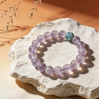 Bracelet en Kunzite naturelle de qualité supérieure, 7.5mm, avec Larimar de 7.5mm, 16cm, bijoux en pierres précieuses, 16g, bracelet énergétique de guérison pour femmes et filles, cadeau