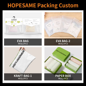 <span class=keywords><strong>Sous</strong></span>-vêtements modernes respirants côtelés de couleurs assorties personnalisées pour hommes – Slips et boxers pour hommes avec logo personnalisé, durables et décontractés - Product Image 6