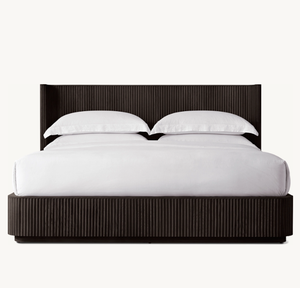 Luxury Home Furniture Bed <b>Frame</b> Wooden Beds Bedroom <b>Oak</b> GRE-V24003BD Bedroom Furniture GRE-V24003BD - Product Image 5