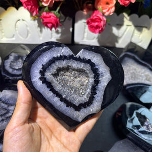 Высококачественный натуральный кристаллический камень Kindfull, исцеляющий драгоценный камень, Черный Сардоникс, украшения, хрустальные свободные камни - Product Image 3