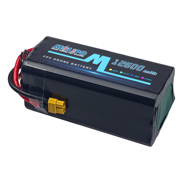 Molipo Private Mold INR21700 P42A 12600mAh 6S2P Li-ion Battery Pack for FPV Drone RC UAV 7inch 10inch