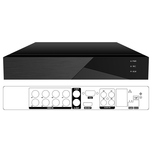 Wholesales High Quality 5in1 Dvr 8 Channel 16ch Dvr Professional DVR for Cctv Cameras