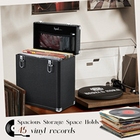 Portable Mesh Bag LP CD Organisateur Personnalisable Vinyle Record Case Storage Display Box pour Album Collection OEM/ODM Pris En Charge