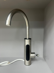 Grifo Eléctrico <span class=keywords><strong>de</strong></span> Acero Inoxidable para <span class=keywords><strong>Cocina</strong></span>/Baño, <span class=keywords><strong>de</strong></span> Doble Uso, Monomando, Giratorio, con Calentador Instantáneo que Calienta en Tres Segundos - Product Image 5