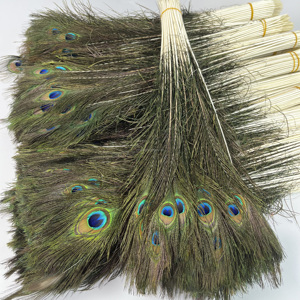 Plumas de Cola de Pavo Real Naturales al por Mayor, 50-120 cm, de Alta Calidad, para Bodas, Carnavales, Festivales, Disfraces, Decoración del Hogar y Manualidades - Product Image 3