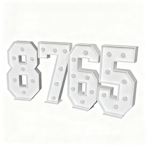 Letras LED Personalizadas de 4 y 5 Pies para Marquesinas, Ideales para Bodas y Publicidad, Diseño Independiente, Resistentes al Agua IP65, Luz Personalizada - Product Image 1