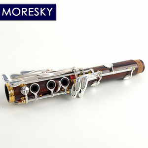 Clarinete Profesional MORESKY de Madera de Cocobolo Guatemalteco, Bañado en Oro, 18 Llaves, Sib, Clarinete M9 - Product Image 5