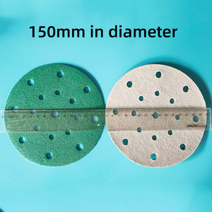100 pièces de papier <span class=keywords><strong>abrasif</strong></span> de 6 pouces à 17 trous, haute dureté, épaisseur de 1 mm, disque de ponçage de 150 mm, ponçage humide et à sec, grain 80/120/240/400 <span class=keywords><strong>FESTOOL</strong></span>/ - Product Image 2