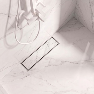 Desagüe <span class=keywords><strong>de</strong></span> <span class=keywords><strong>Ducha</strong></span> Lineal Moderno, Invisible, <span class=keywords><strong>de</strong></span> Acero Inoxidable, con Inserto para Azulejos, Ecológico, para Baños <span class=keywords><strong>de</strong></span> Hotel - Product Image 2