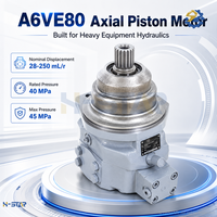 Moteur hydraulique série A6VE pour Rexroth A6VE80 A6VE107 A6VE160, moteur à déplacement variable EP HA HD, adapté aux déplacements des excavateurs