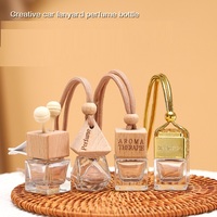 Flacon diffuseur de parfum miniature en verre personnalisé de 8 ml, 10 ml, 15 ml, flacon de parfum vide pour voiture, pour les aérateurs de voiture