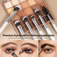 MAANGE – Lot de 16 pinceaux professionnels double-embout pour fard à paupières, poudre libre, fond de teint et maquillage liquide – Marque privée, vente en gros