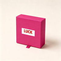 Coffret Cadeau Vide pour Huiles Essentielles et Parfums, Boîte de Rangement Carrée Unique en Velours Rouge, Ensemble d'Emballage Personnalisé avec Insert Cassette en Carton Couché UV