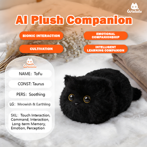 Robot intelligent Walulu pour animaux de compagnie, certifié CE EN71, compagnon de nuit pour chat, cadeau unisexe - Product Image 2