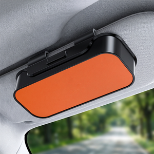 YECAI ABS Luxury Sun Visor Sunglasses Storage Box Full Enclosure Dustproof Car <b>Glasses</b> Holder <b>for</b> BYD/Toyota/Ford - Product Image 3