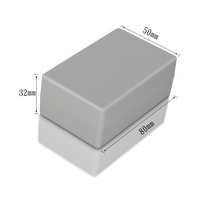 Boîtier de projet compact en plastique ABS, coque personnalisée pour carte PCB, boîtier de jonction DIY, boîtier électronique, indice de protection IP54, certifié ISO9001