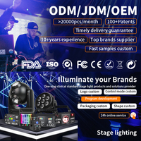 Nuovo 6 eyes stage dj disco lamp dmx proiettore sound activated parti lights laser party light per Nightclub bar illuminazione natalizia