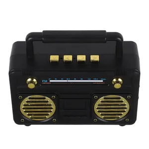 Haut-parleur sans fil rétro, lecteur MP3 avec carte TF, style vintage classique, <span class=keywords><strong>radio</strong></span> FM - Product Image 2