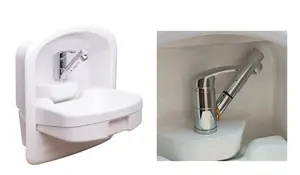 Hot-Selling 5mm Wall Thickness Foldable Wash Basin Easy To Install Square Vacuum-Formed For Motorhomes Trailer Marine RVs