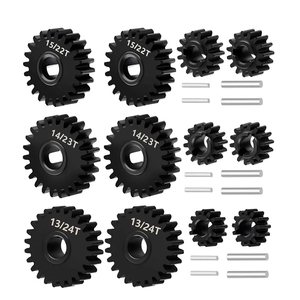 Set di ingranaggi per asse a portale in acciaio temprato 40cr 13/24T 14/23T <span class=keywords><strong>15</strong></span>/22T per la risalita Redcat 1/18 pezzi di ricambio per l'aggiornamento di auto cingolati RC - Product Image 2