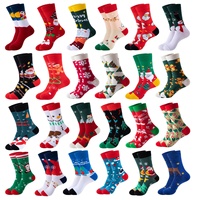 Chaussettes thermiques de Noël pour hommes Toes Home - Chaussettes amusantes, colorées et à motifs, en coton chaud pour Noël, anniversaire, calendrier de l'avent