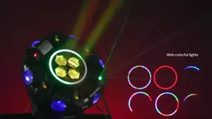 Faro da Palco Bee Eye a 6 Bracci LED DMX Strobo da Discoteca 150W RGBW Luce Laser per Feste con Telecomando a Testa Mobile per Matrimoni e Parchi a Tema - Product Image 3