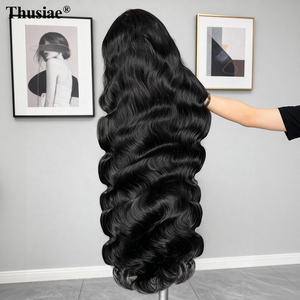 Long <strong>Brown</strong> Body Wave Raw Virgin Remy Human Hair <strong>Wigs</strong> 30 40 Inches Body Wave <strong>Wigs</strong> for Black Women HD Lace Front Salon Grade <strong>Wigs</strong> - Product Image 3