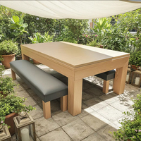 Table de billard américaine de style antique avec banc, à plateau en ardoise, de 7, 8 et 9 pieds, conforme aux normes de tournoi, à vendre