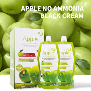 MOKERU 500ML * 500ML Apple Color crema per capelli di alta qualità per uso domestico veloce <span class=keywords><strong>senza</strong></span> <span class=keywords><strong>ammoniaca</strong></span> tintura nera tinture per capelli - Product Image 4