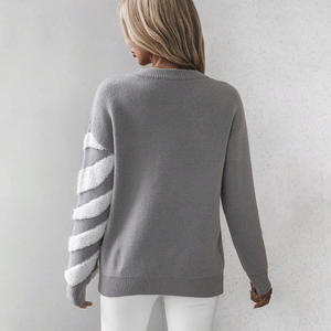 Pull d'hiver Oem Pull en jacquard Pull en tricot Fabricant chinois Pull en intarsia épais personnalisé pour hommes Vêtements pour femmes - Product Image 5