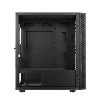 Boîtier d'ordinateur Sumtax/Beta 3, ordinateur de bureau, côté entièrement transparent, pour jeux, refroidissement par eau, carte mère Micro-ATX, câblage arrière