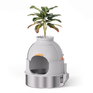 Caixa de Areia Inteligente Automática de Plástico Extragrande para Gatos com Autolimpeza, Controle de Odor, Antirrespingo e Grande Capacidade - Product Image 3